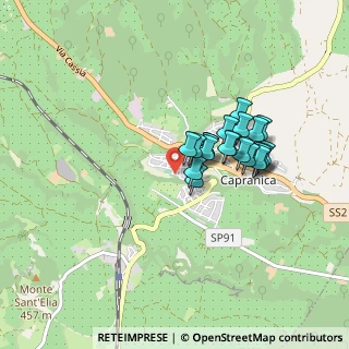 Mappa Via Antonio Varisco, 01012 Capranica VT, Italia (0.6935)