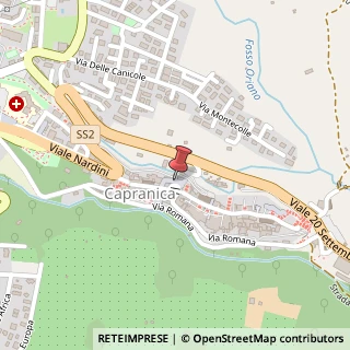 Mappa Via Romana, 7, 01012 Capranica, Viterbo (Lazio)