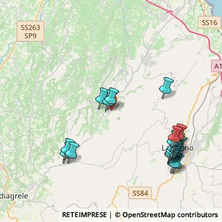 Mappa Via del Popolo, 66030 Poggiofiorito CH, Italia (5.2785)
