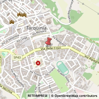 Mappa Via Delle Croci 12. Snc, 01016 Tarquinia VT, Italia, 01016 Tarquinia, Viterbo (Lazio)