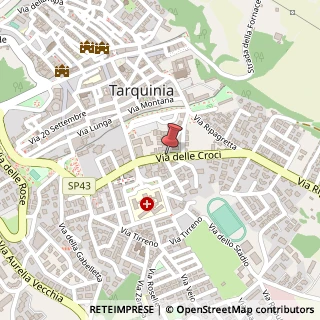 Mappa Via delle Croci, 3, 01016 Tarquinia, Viterbo (Lazio)