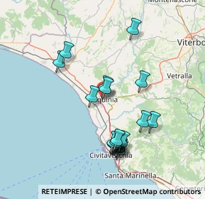 Mappa Delle, 01016 Tarquinia VT, Italia (15.3415)
