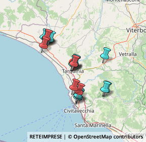 Mappa Delle, 01016 Tarquinia VT, Italia (12.6295)