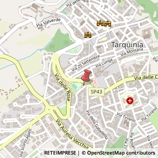 Mappa Via Giovanni Battista Marzi, 1, 01016 Tarquinia, Viterbo (Lazio)