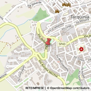 Mappa Via le Rose, 14C, 01016 Tarquinia, Viterbo (Lazio)