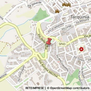 Mappa Via le Rose, 14, 01016 Tarquinia, Viterbo (Lazio)
