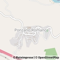 Mapa Ponzano Romano