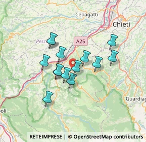 Mappa Via da Denominare, 65020 Lettomanoppello PE, Italia (5.55786)