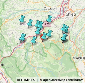 Mappa Via da Denominare, 65020 Lettomanoppello PE, Italia (6.28063)