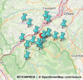 Mappa Via da Denominare, 65020 Lettomanoppello PE, Italia (5.62889)