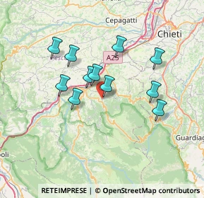 Mappa Via da Denominare, 65020 Lettomanoppello PE, Italia (6.23818)