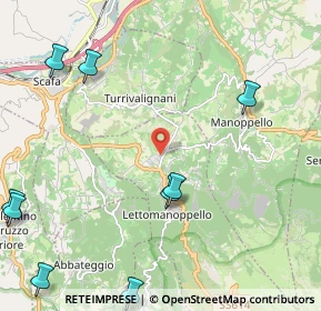 Mappa Via da Denominare, 65020 Lettomanoppello PE, Italia (3.595)