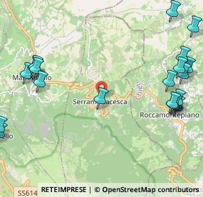 Mappa Via Silvio Mancini, 65025 Serramonacesca PE, Italia (3.1395)