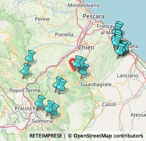 Mappa Via Silvio Mancini, 65025 Serramonacesca PE, Italia (18.4465)