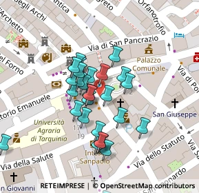 Mappa Piazza Giacomo Matteotti, 01016 Tarquinia VT, Italia (0.02759)