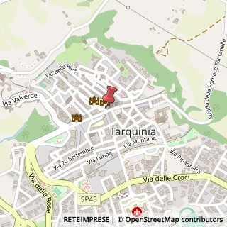 Mappa La mia sede è Tarquinia (VT) – 01016 ma opero in tutta la Provincia di Viterbo e Provincia Nord di, 01016 Roma RM, Italia, 01016 Tarquinia, Viterbo (Lazio)