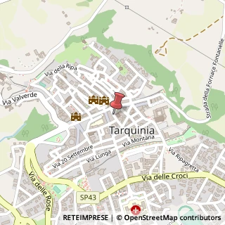 Mappa Via Felice Cavallotti, 9, 01016 Tarquinia, Viterbo (Lazio)