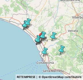 Mappa Via Felice Cavallotti, 01016 Tarquinia VT, Italia (9.60636)