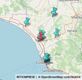 Mappa Via Felice Cavallotti, 01016 Tarquinia VT, Italia (12.9)