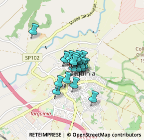 Mappa Via Giordano Bruno, 01016 Tarquinia VT, Italia (0.402)