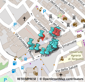 Mappa Via Giordano Bruno, 01016 Tarquinia VT, Italia (0)