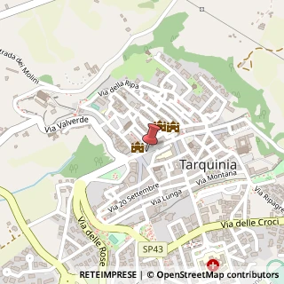 Mappa Corso Vittorio Emanuele, 11, 01016 Tarquinia, Viterbo (Lazio)