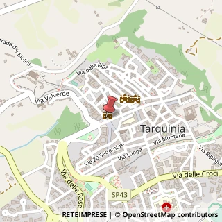 Mappa Piazza Cavour, 7, 01016 Tarquinia, Viterbo (Lazio)