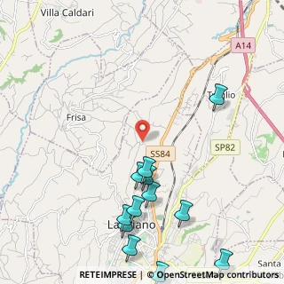 Mappa Via Santa Giusta, 66034 Lanciano CH, Italia (2.8675)