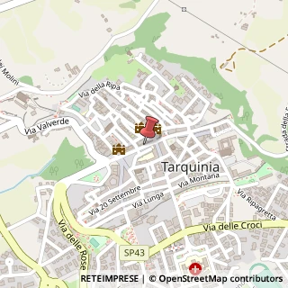 Mappa Corso Vittorio Emanuele, 41, 01016 Tarquinia, Viterbo (Lazio)