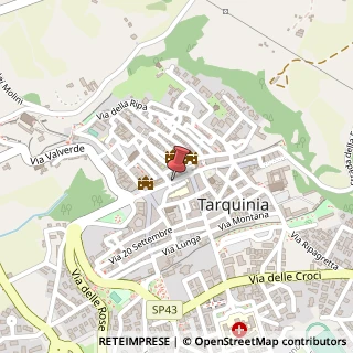 Mappa Corso Vittorio Emanuele, 37, 01016 Tarquinia, Viterbo (Lazio)