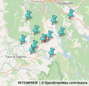 Mappa Località dei Colli, 02038 Scandriglia RI, Italia (6.34364)