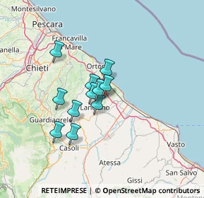 Mappa Via S. Giorgio, 66030 Treglio CH, Italia (9.96091)