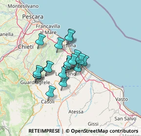 Mappa Via S. Giorgio, 66030 Treglio CH, Italia (9.42)