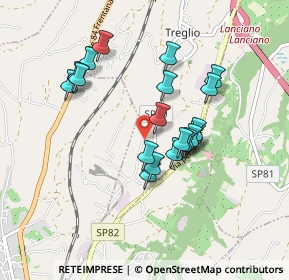 Mappa Via S. Giorgio, 66030 Treglio CH, Italia (0.798)