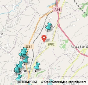 Mappa Via S. Giorgio, 66030 Treglio CH, Italia (3.305)