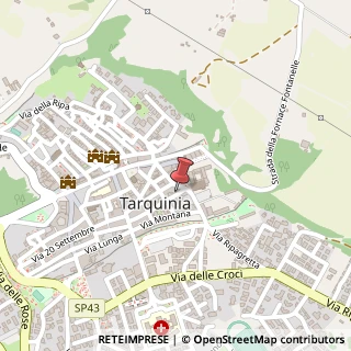 Mappa Via S. Lucia Filippini, 6, 01016 Tarquinia, Viterbo (Lazio)