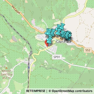 Mappa Via della Valchiusa, 01012 Capranica VT, Italia (0.686)