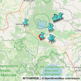 Mappa Via della Valchiusa, 01012 Capranica VT, Italia (7.57182)