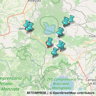 Mappa Via della Valchiusa, 01012 Capranica VT, Italia (6.7)
