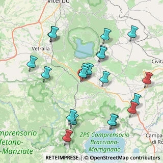 Mappa Via della Valchiusa, 01012 Capranica VT, Italia (9.2735)