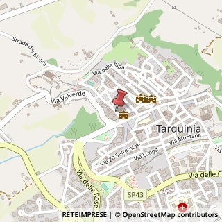 Mappa Via Giuseppe Mazzini, 6, 01016 Tarquinia, Viterbo (Lazio)
