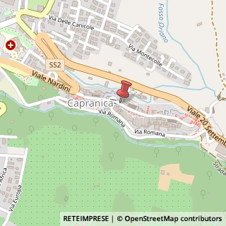 Mappa Via degli Anguillara, 10, 01012 Capranica, Viterbo (Lazio)