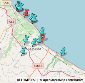 Mappa Via Finocchieto, 66022 Fossacesia CH, Italia (4.99438)