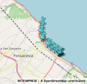 Mappa Via Finocchieto, 66022 Fossacesia CH, Italia (1.38833)