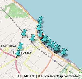 Mappa Via Finocchieto, 66022 Fossacesia CH, Italia (1.586)