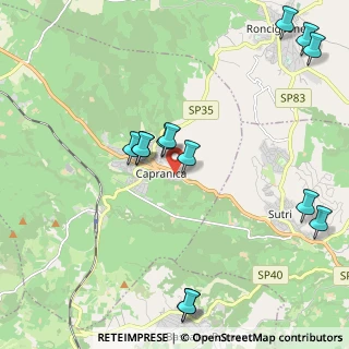 Mappa Vicolo Del Melone, 01012 Capranica VT, Italia (2.54385)