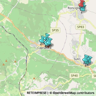 Mappa Vicolo Del Melone, 01012 Capranica VT, Italia (2.3025)