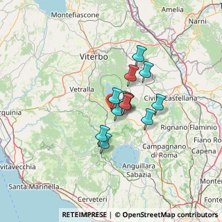 Mappa Località Acquaforte, 01012 Capranica VT, Italia (9.0975)