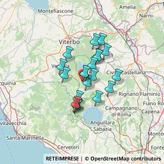 Mappa Località Acquaforte, 01012 Capranica VT, Italia (10.0715)