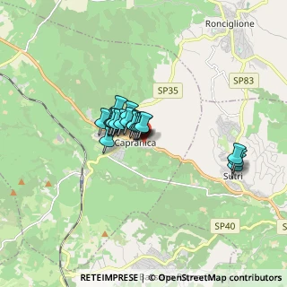 Mappa Via degli Anguillara, 01012 Capranica VT, Italia (1.071)